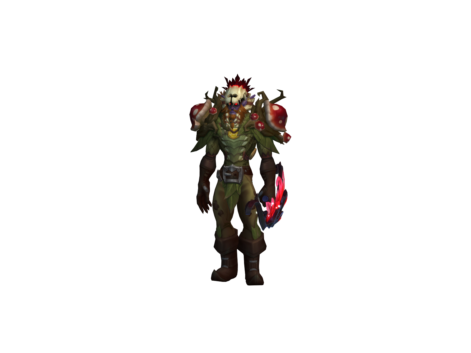 Mandeux 3D character render