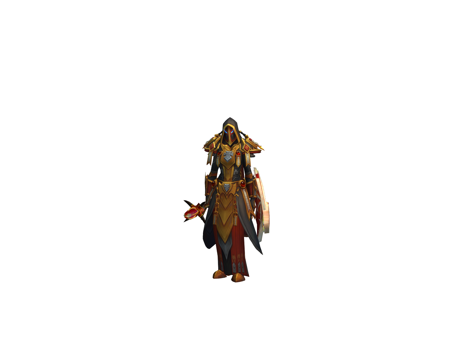 Nutpaladin 3D character render