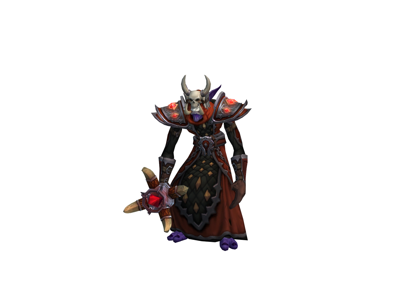 Choppedaf 3D character render