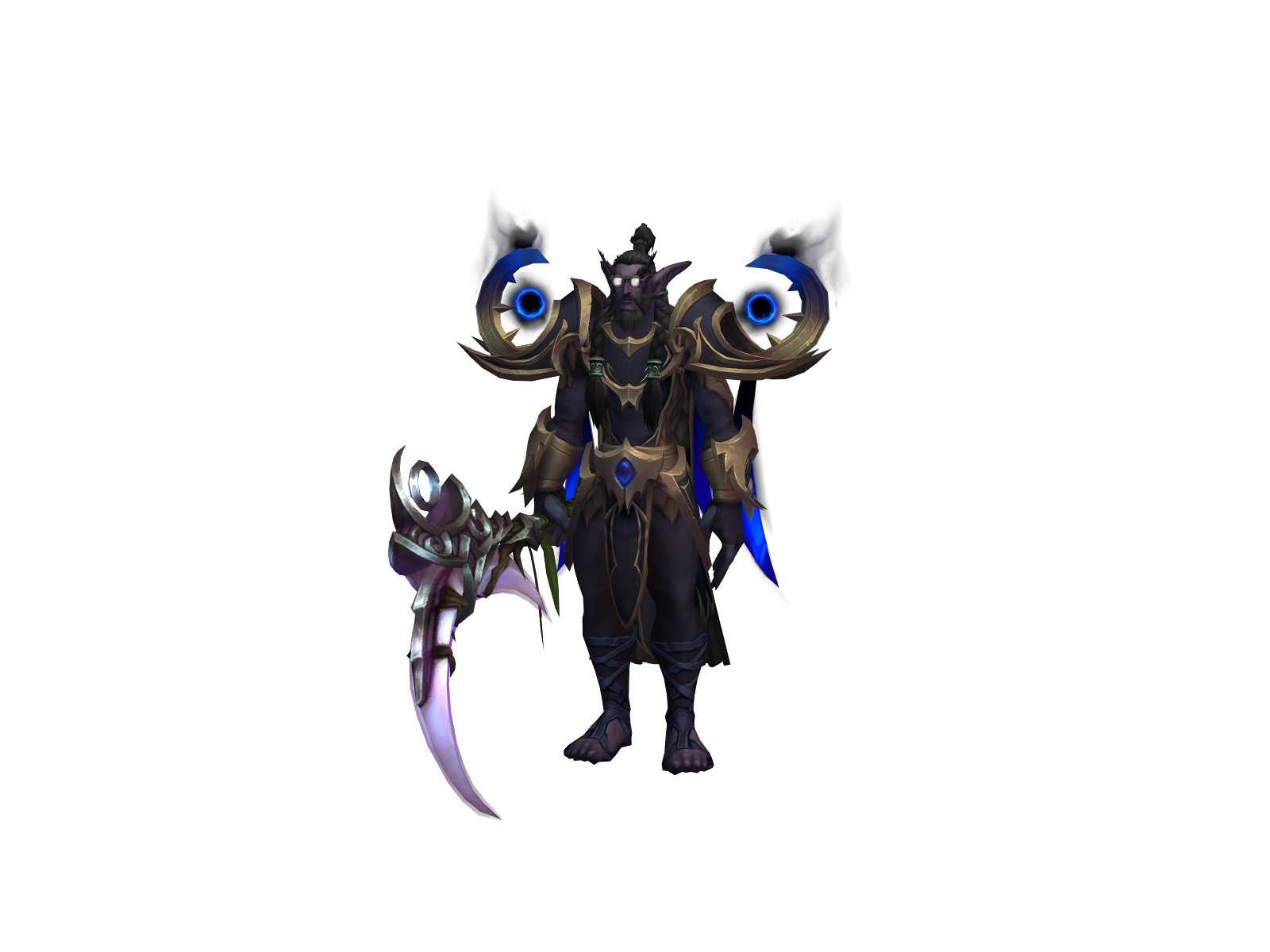 Purrowl 3D character render