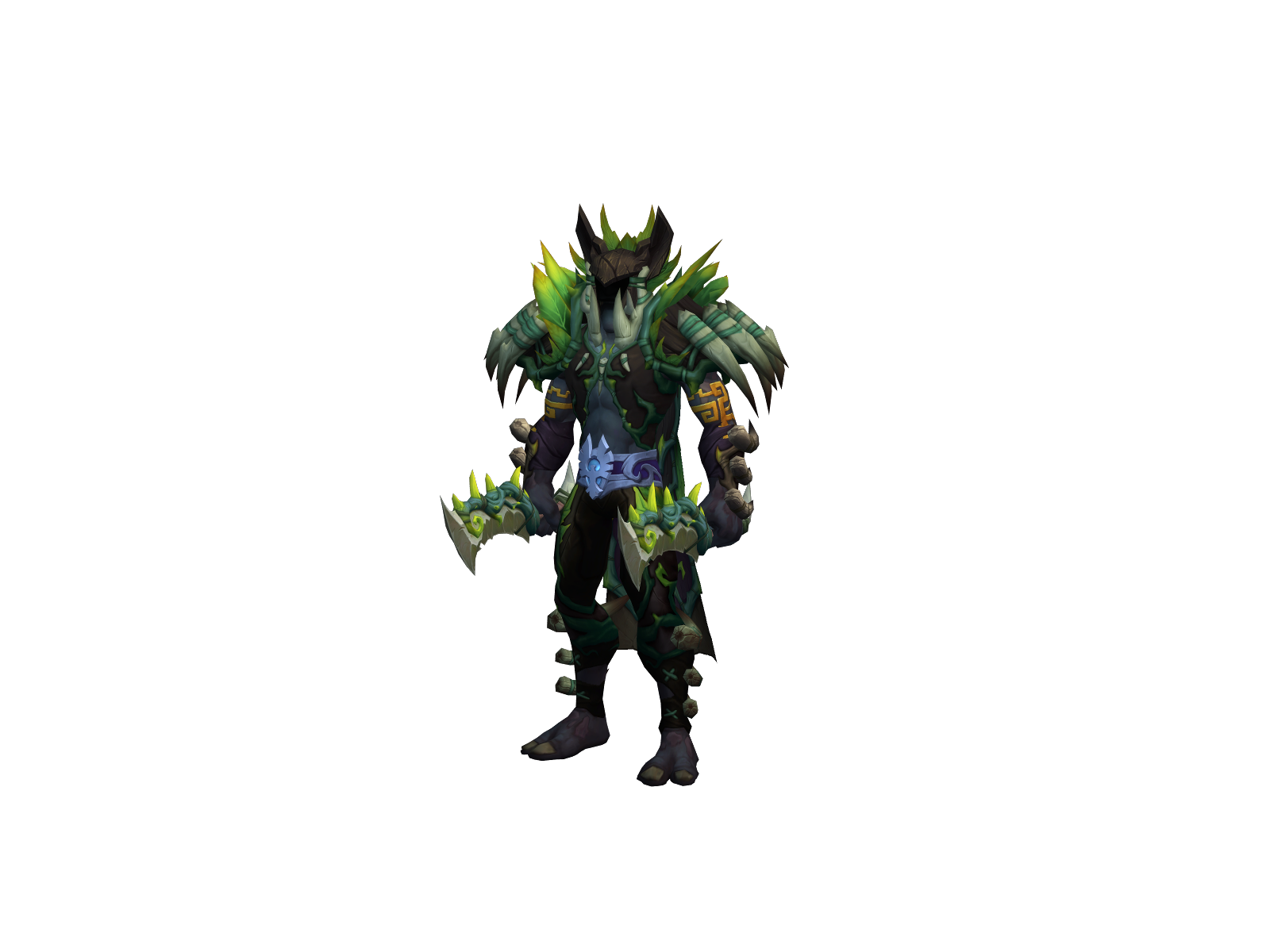 Yugh 3D character render