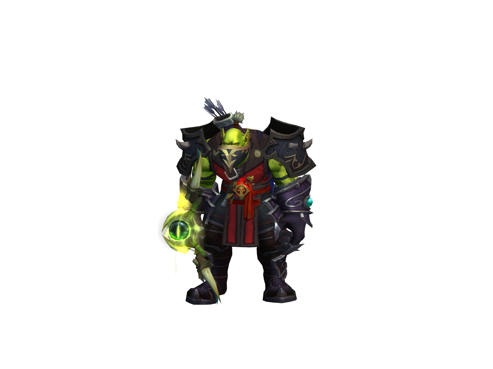 Rushia 3D character render