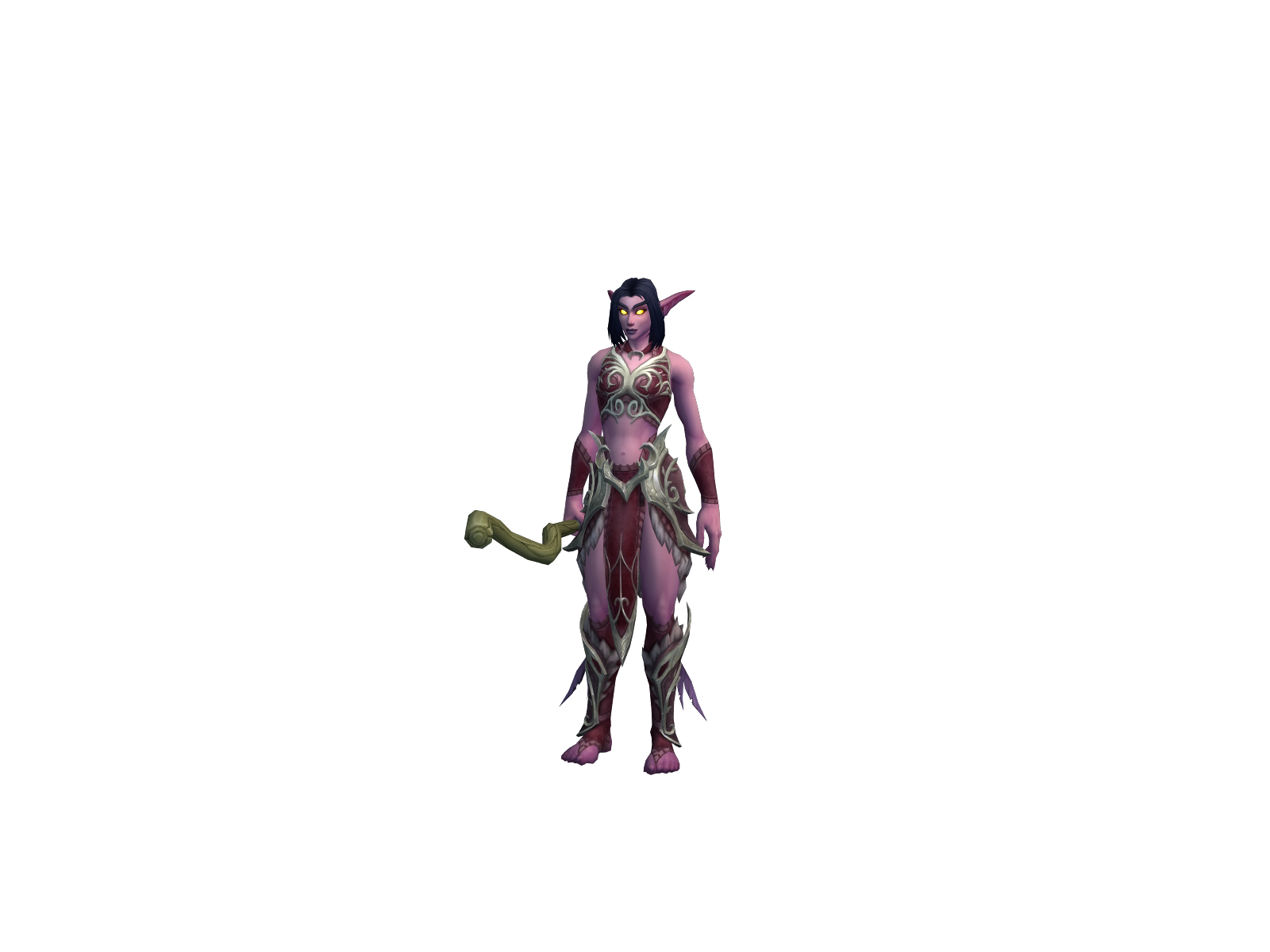 Bushmn 3D character render