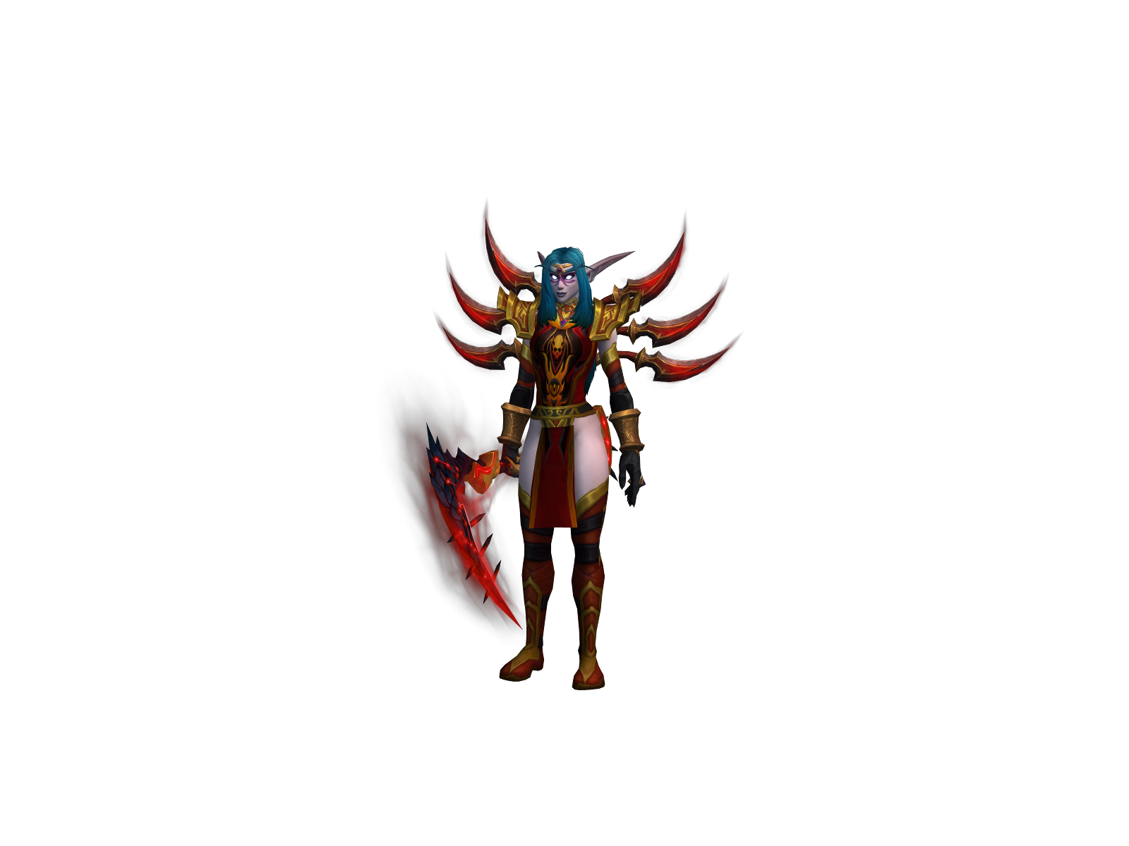 Aquilia 3D character render