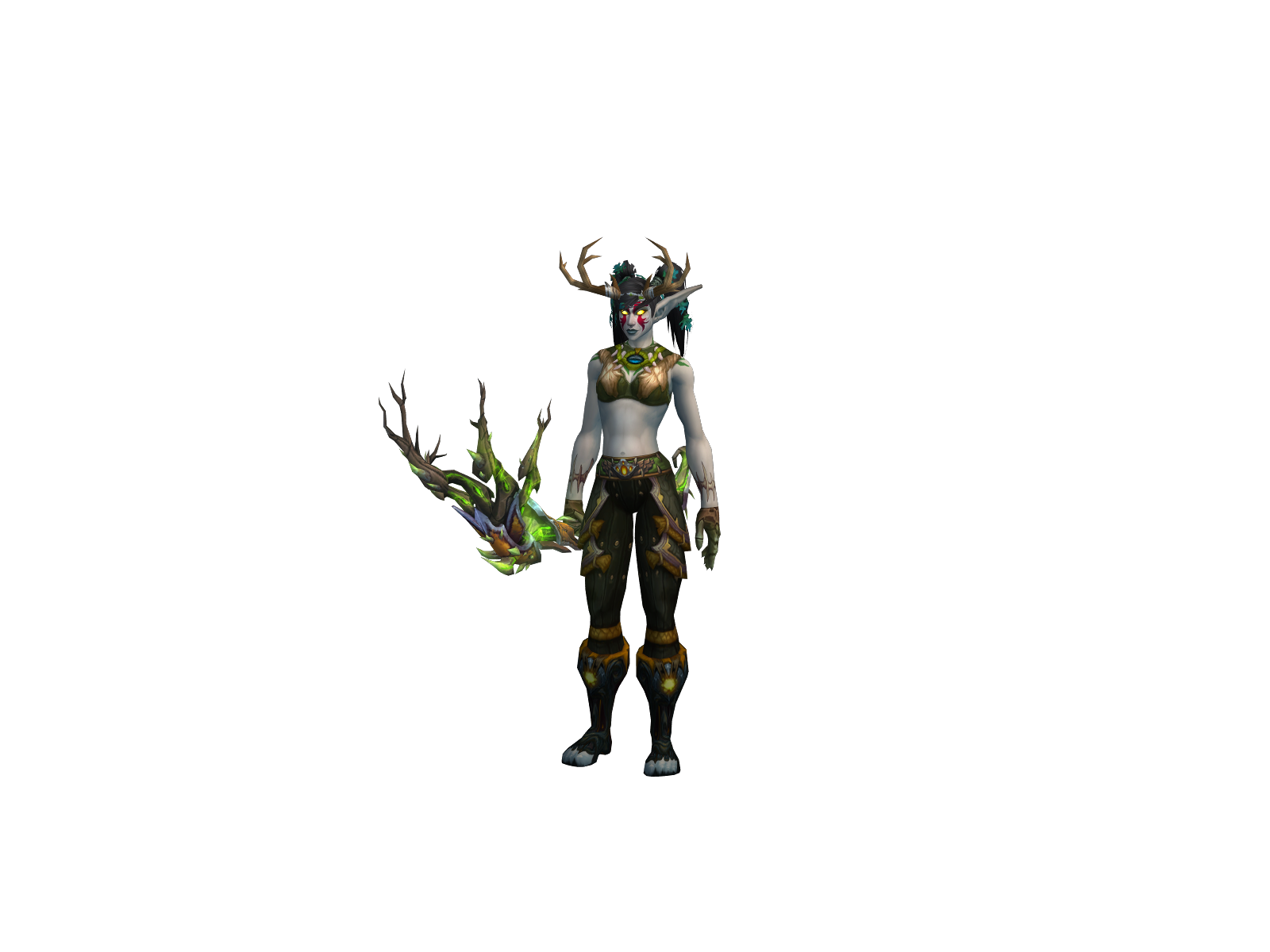 Ferálelf 3D character render