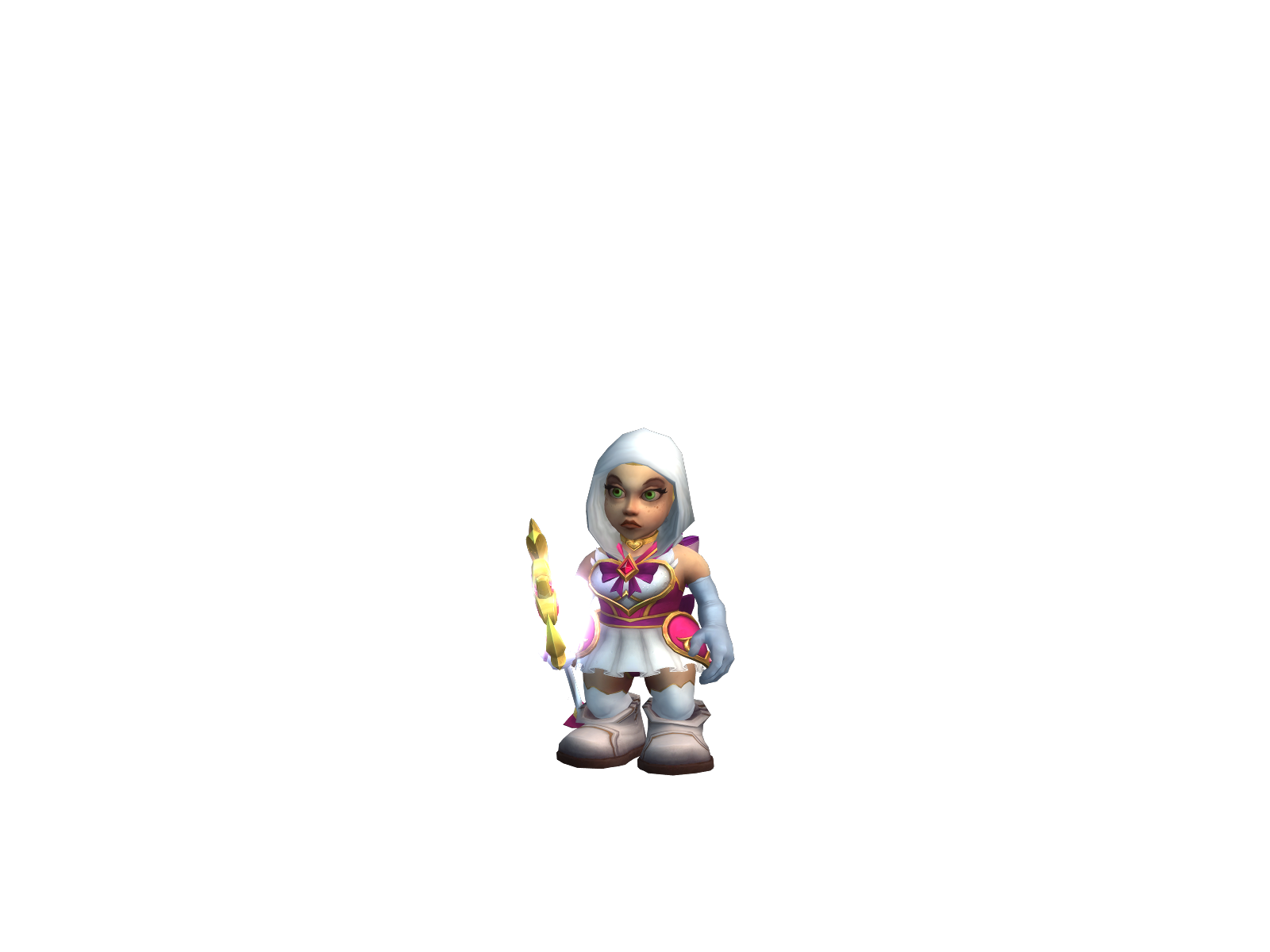 Haeppy 3D character render