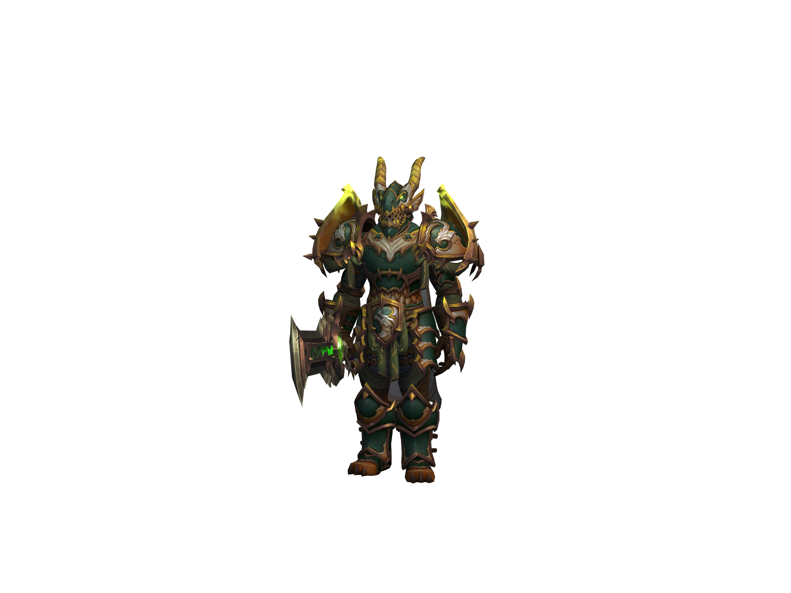 Warehl 3D character render