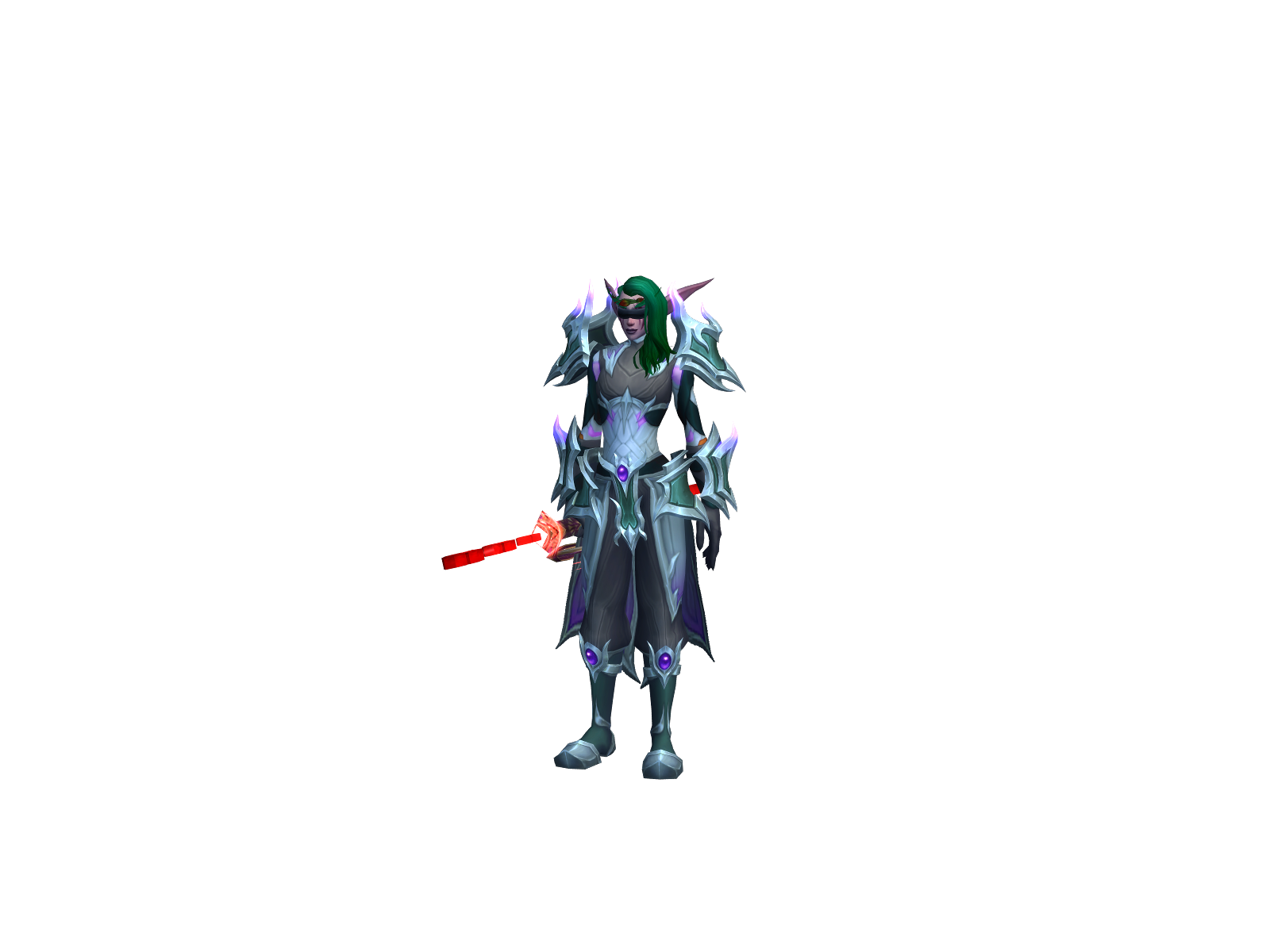 Rausing 3D character render