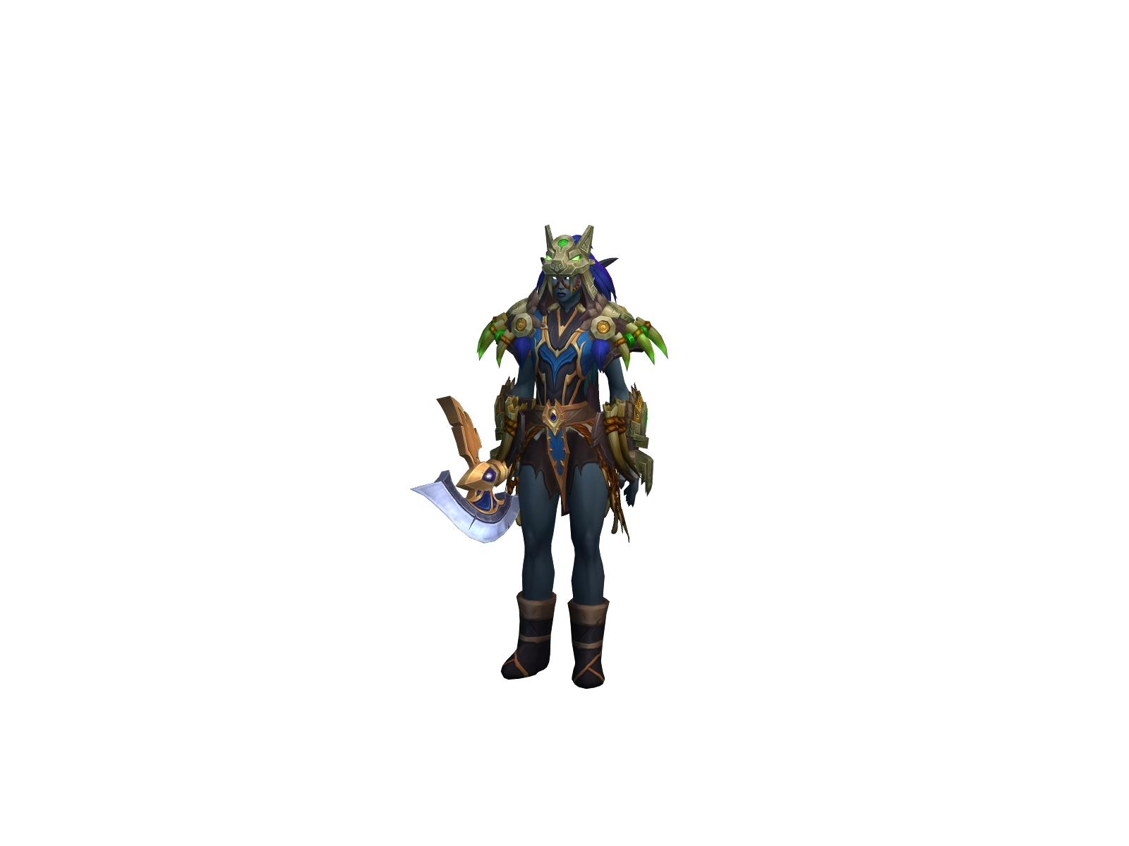 Solemnd 3D character render