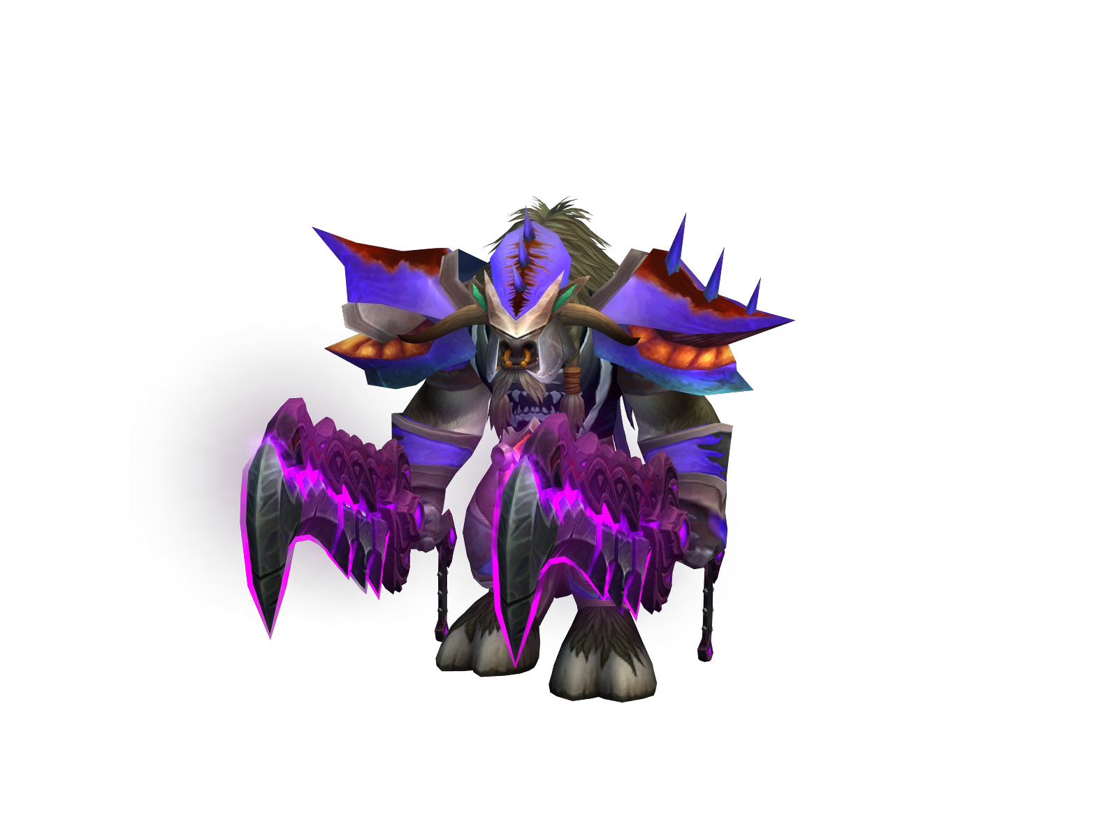 Bluader 3D character render