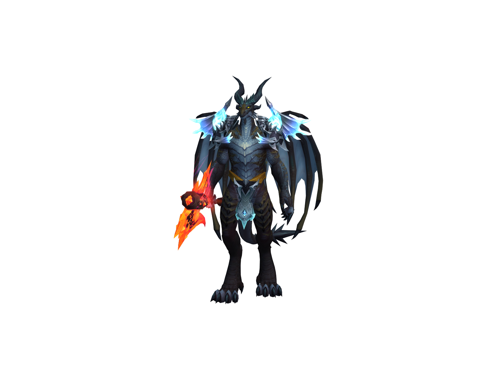 Néltharion 3D character render