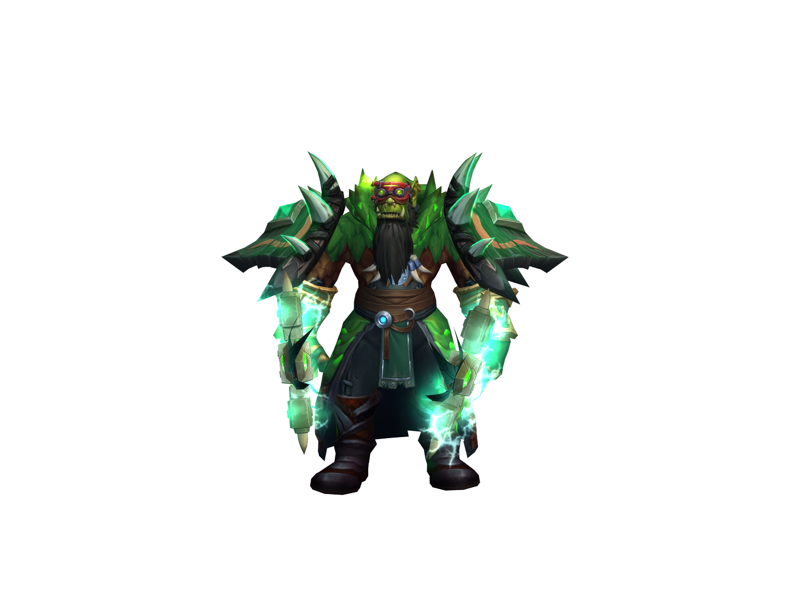 Bearrded 3D character render