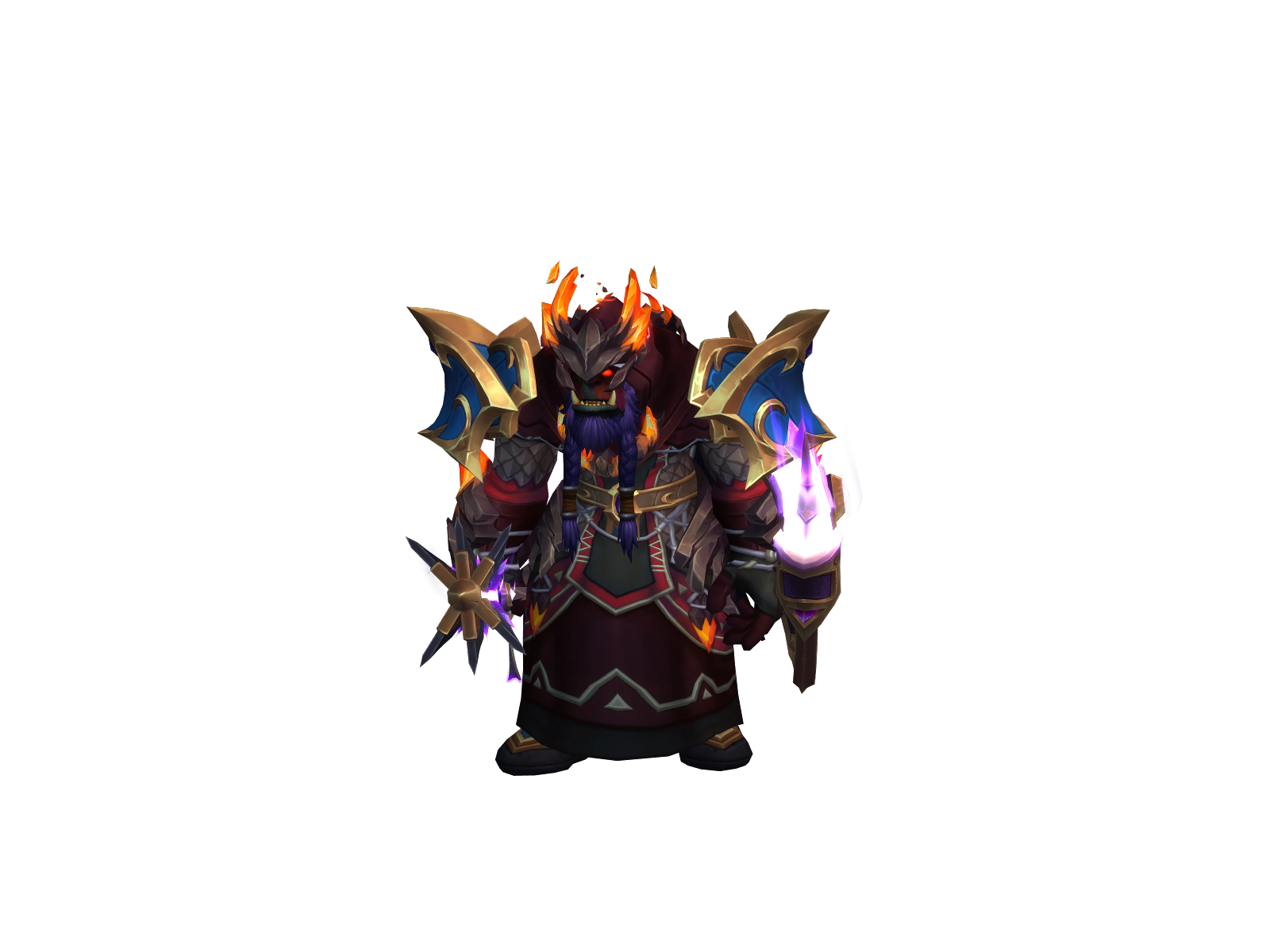 Kragshaman 3D character render