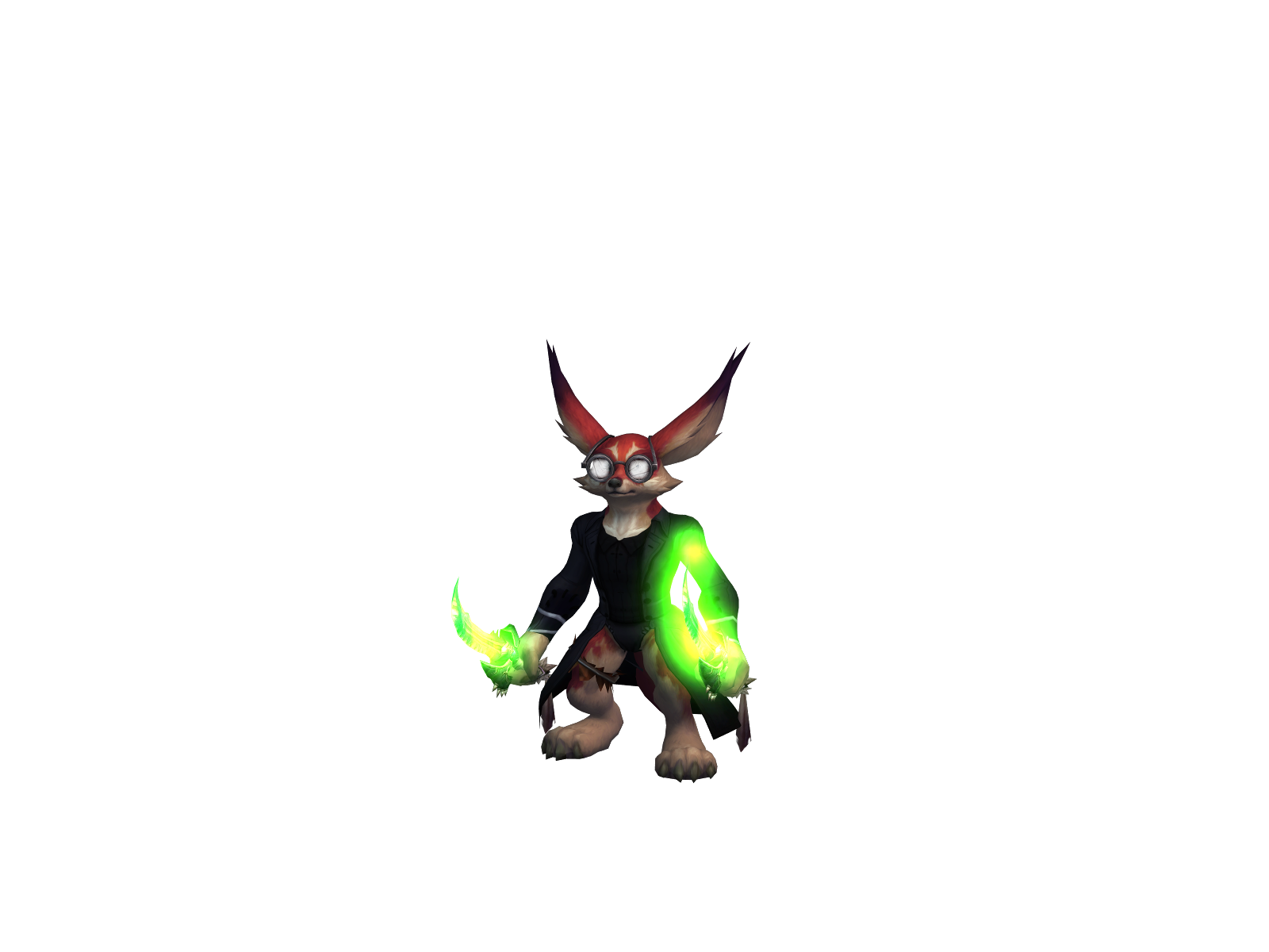 Thunderquack 3D character render