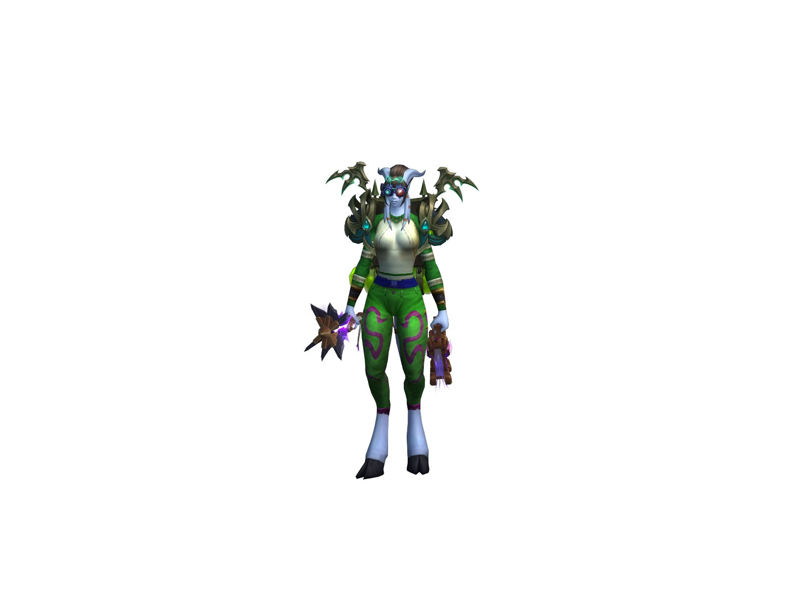 Retrogladcöm 3D character render