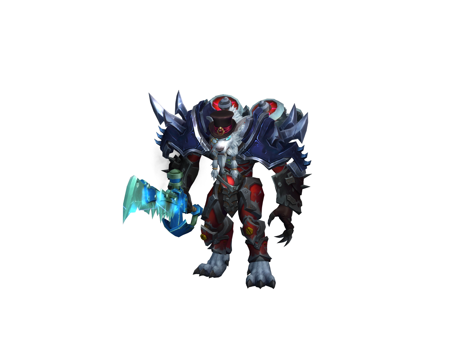 Fenthog 3D character render