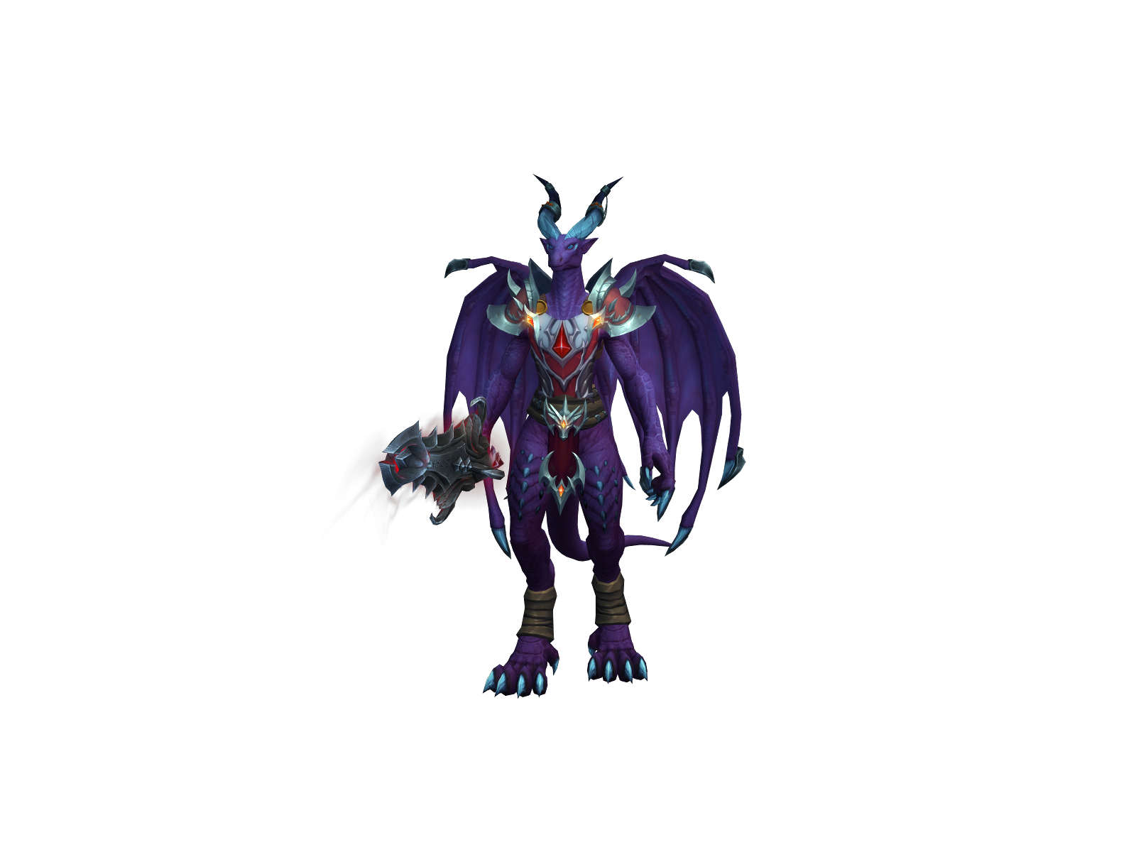 Drakfax 3D character render