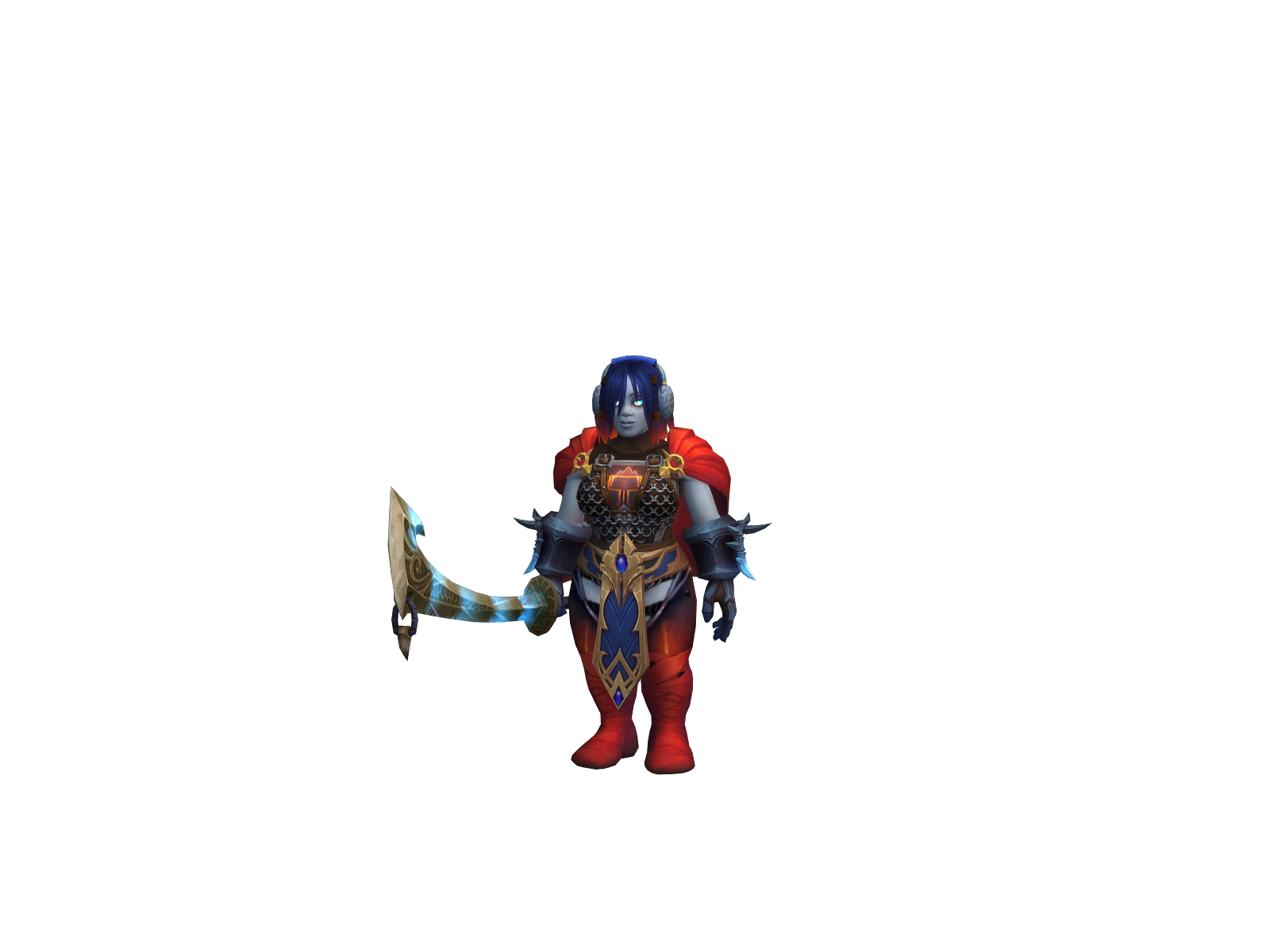 Buzuk 3D character render