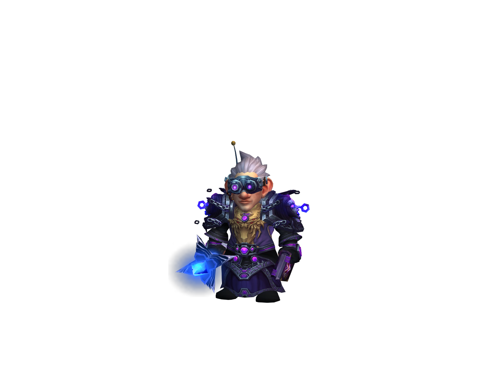 Psyward 3D character render