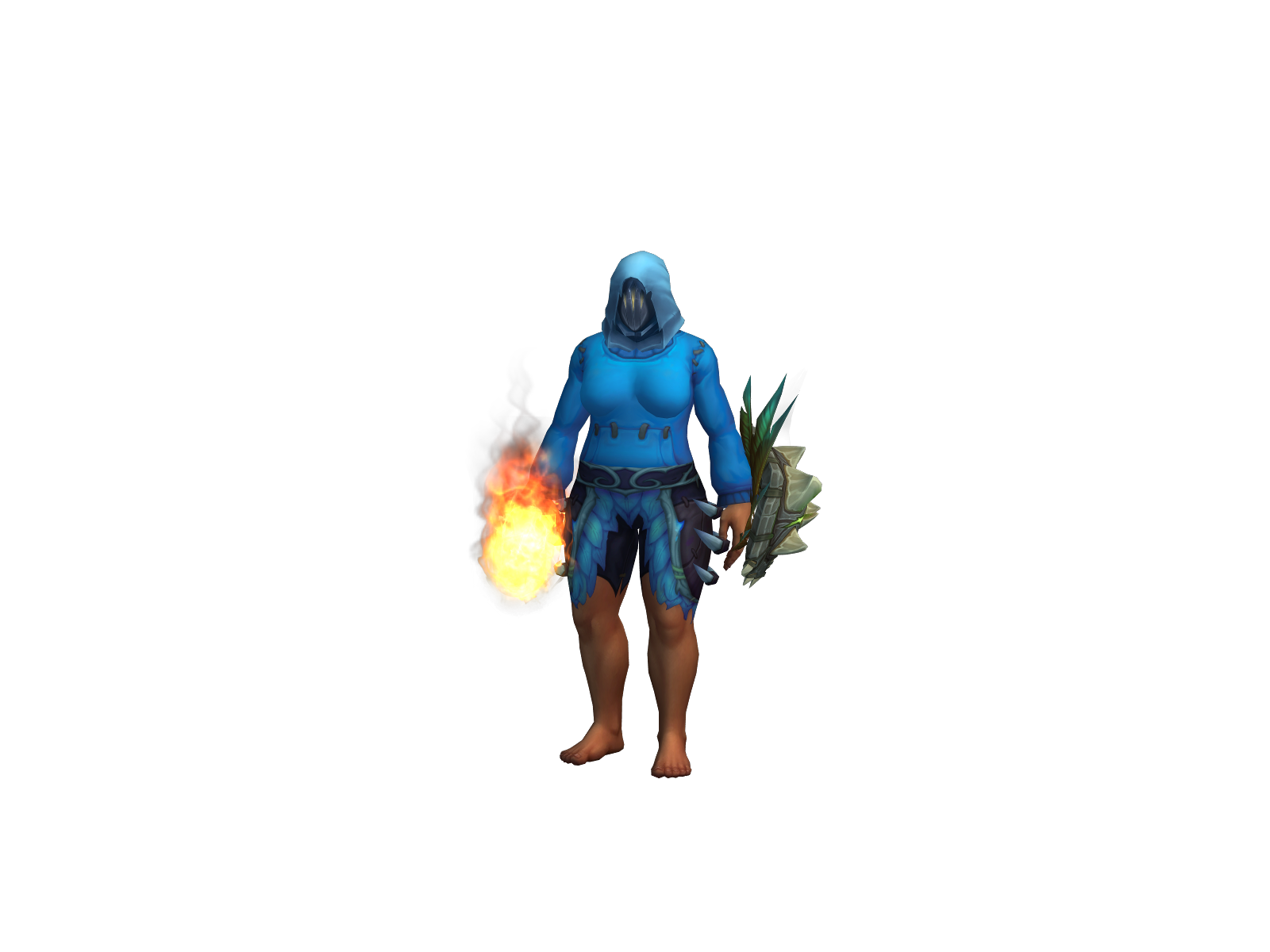 Shamwûw 3D character render