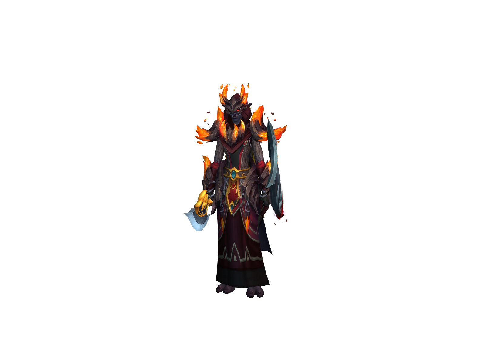 Valfin 3D character render