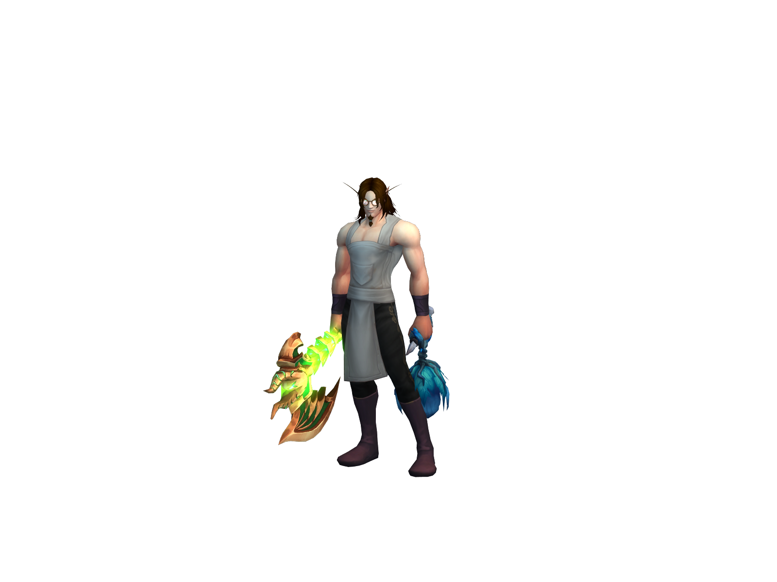 Weblor 3D character render