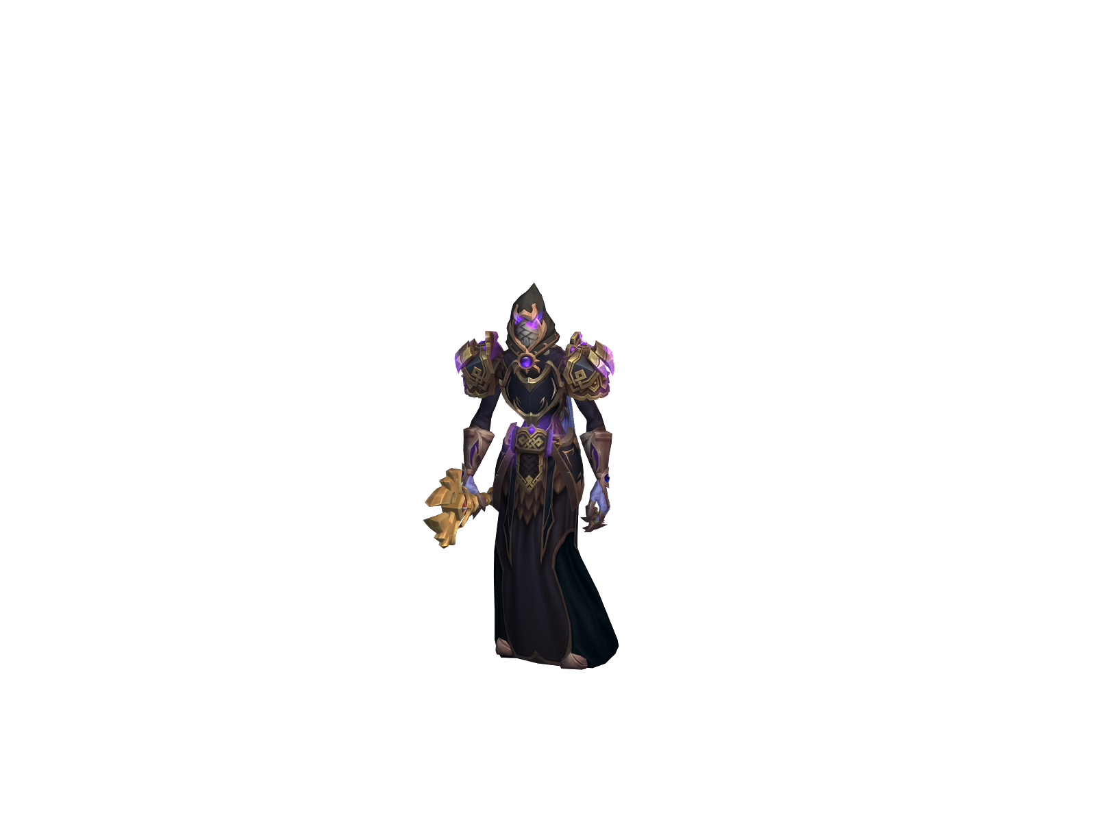 Unholymary 3D character render