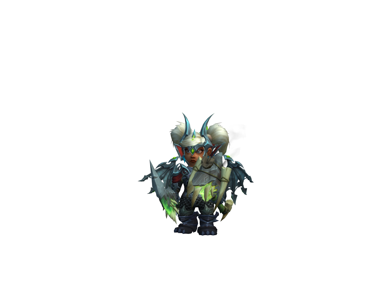 Zyrk 3D character render
