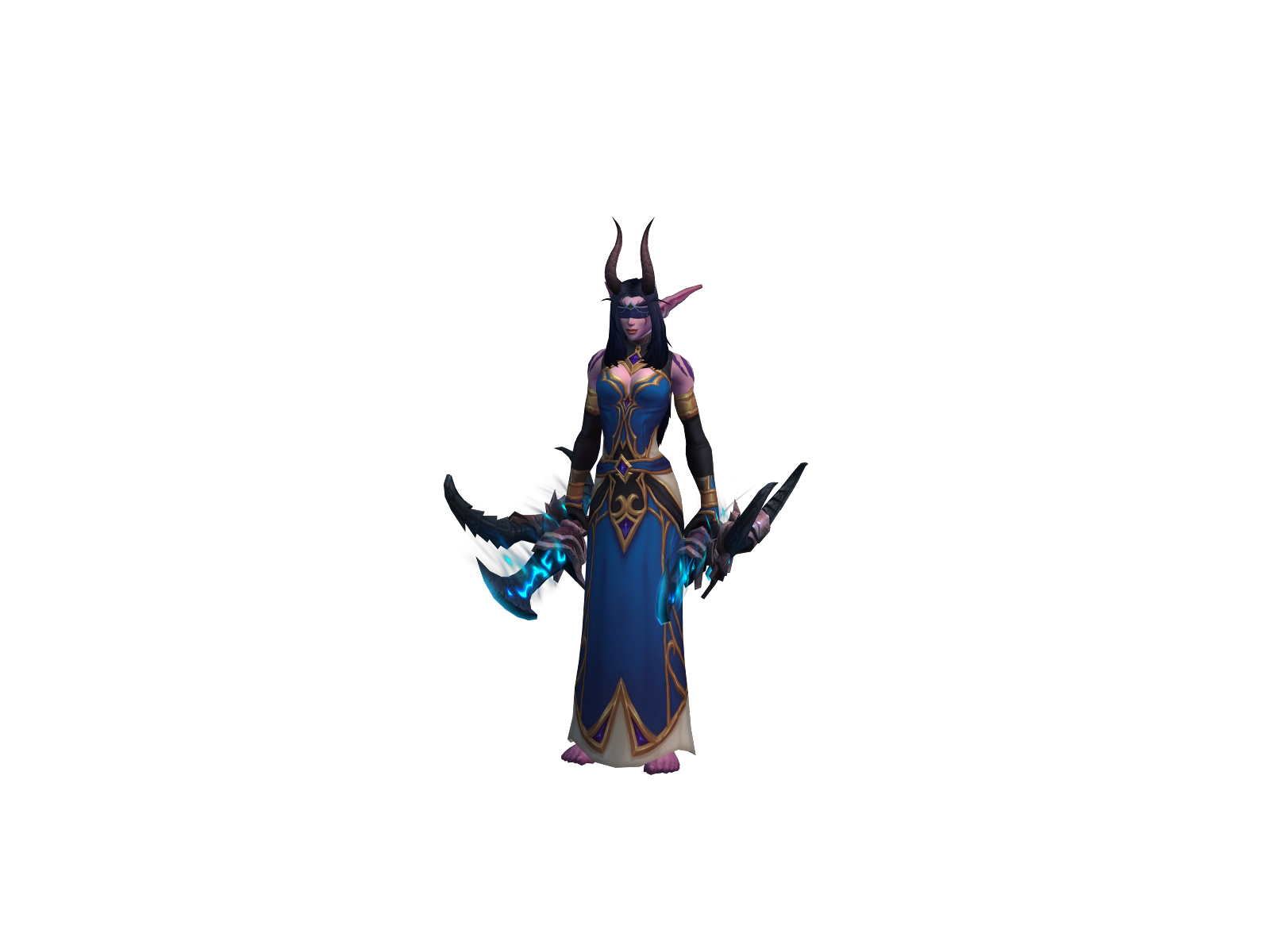 Aconite 3D character render