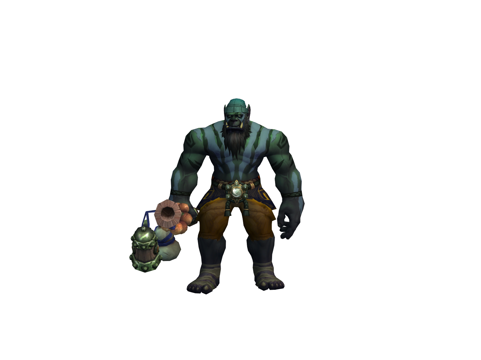 Moncrane 3D character render