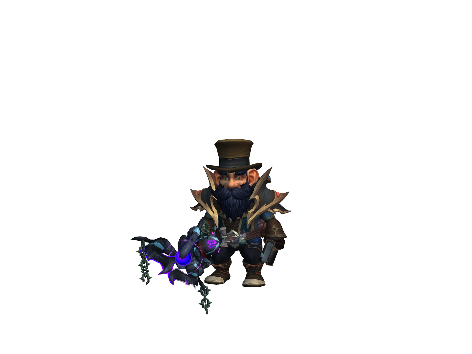 Sadgelok 3D character render