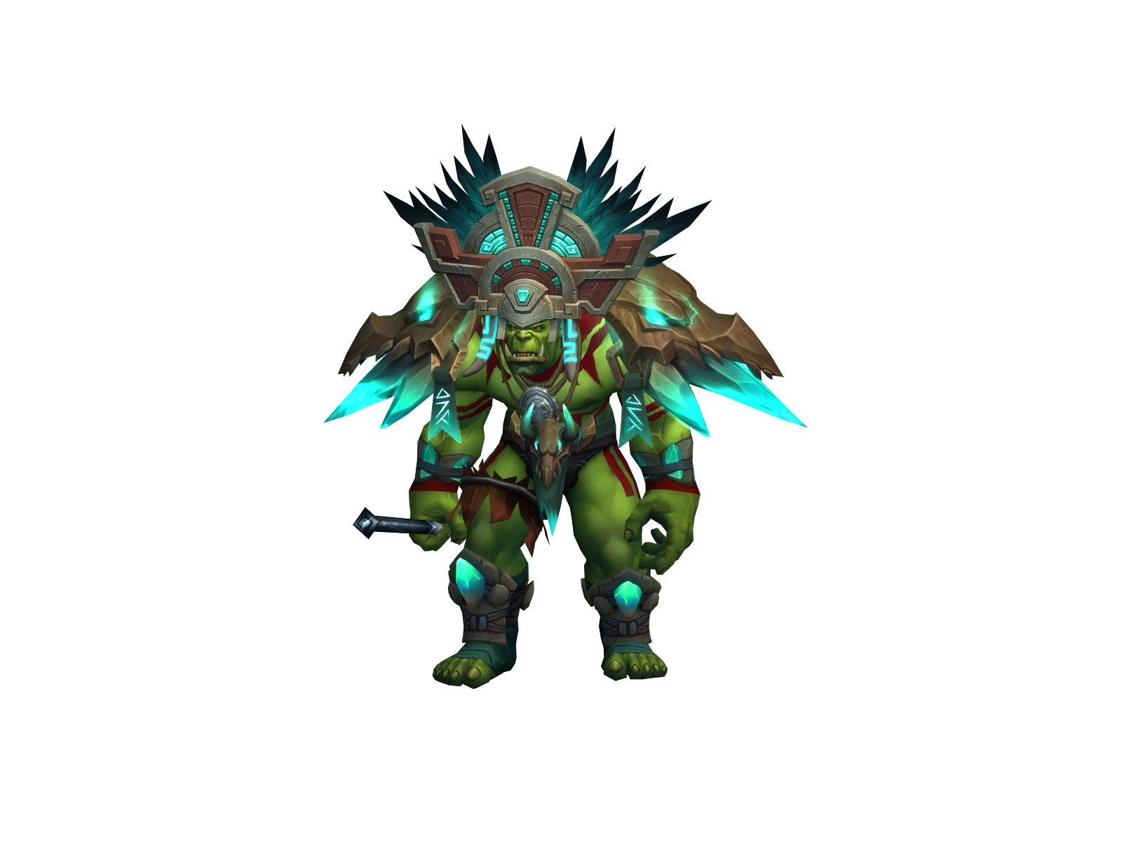 Gangstaorc 3D character render