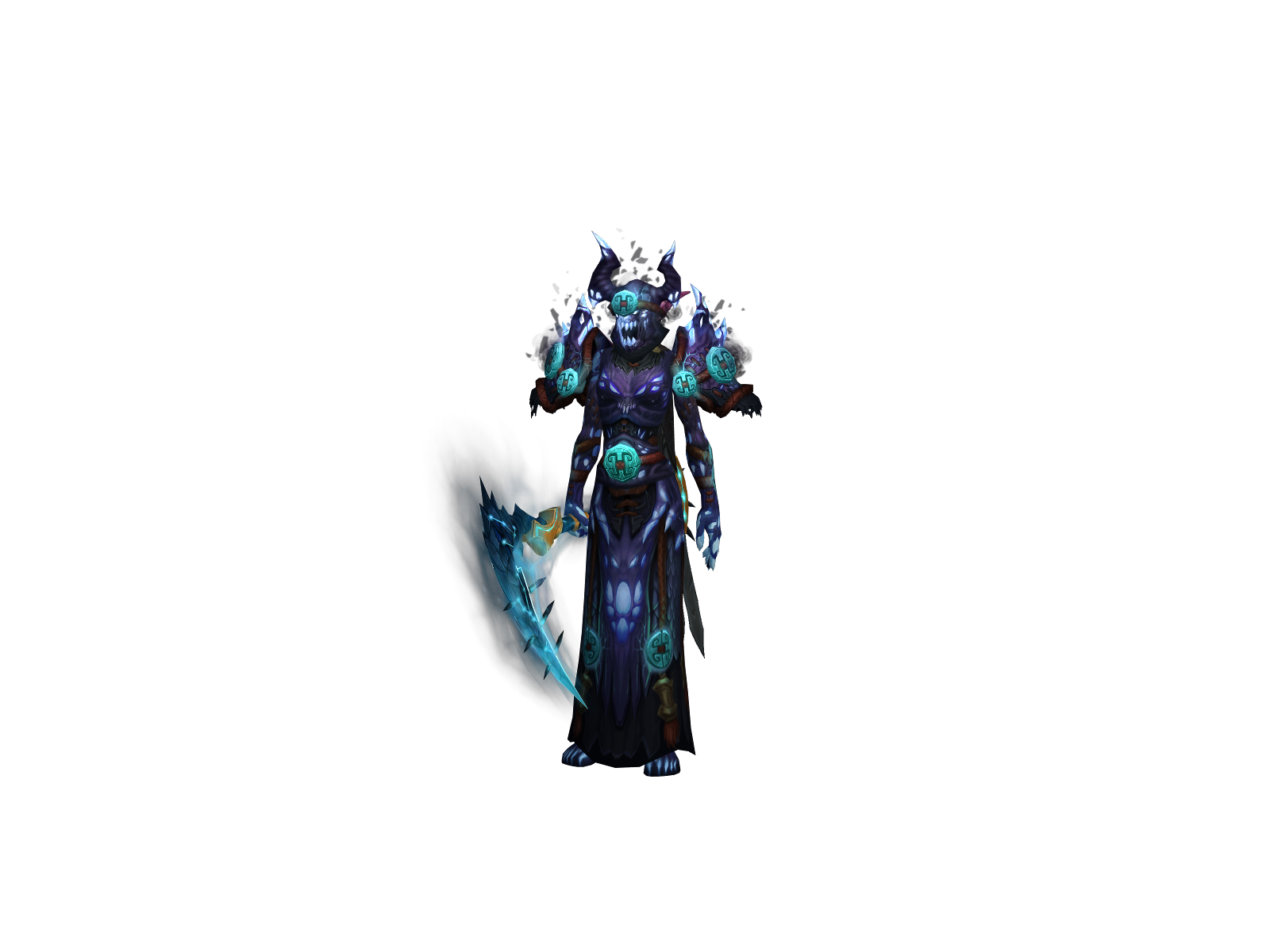 Afflictìon 3D character render