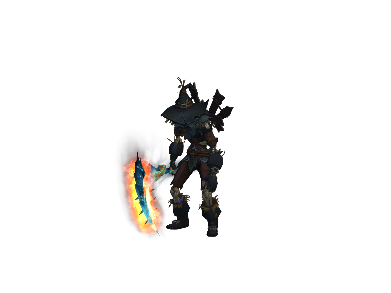 Drayzombie 3D character render