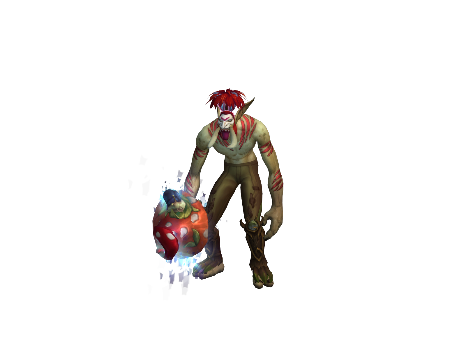 Brakeurskull 3D character render