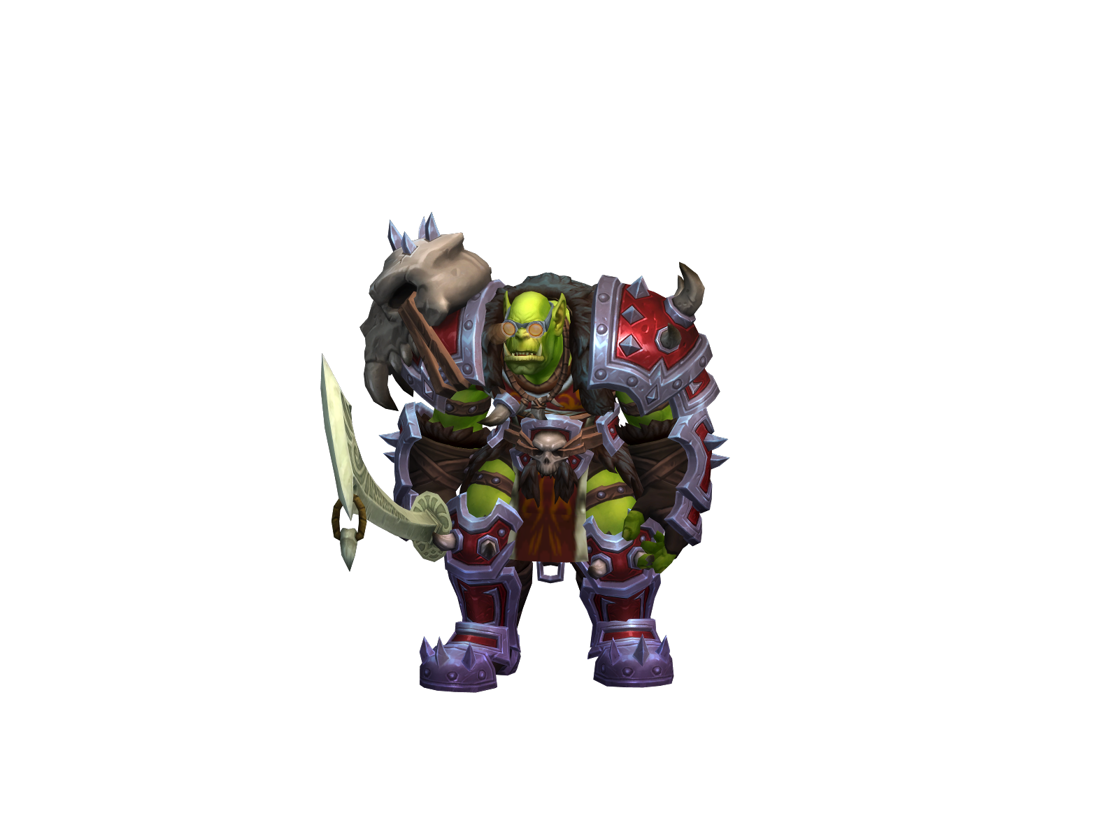 Hogho 3D character render