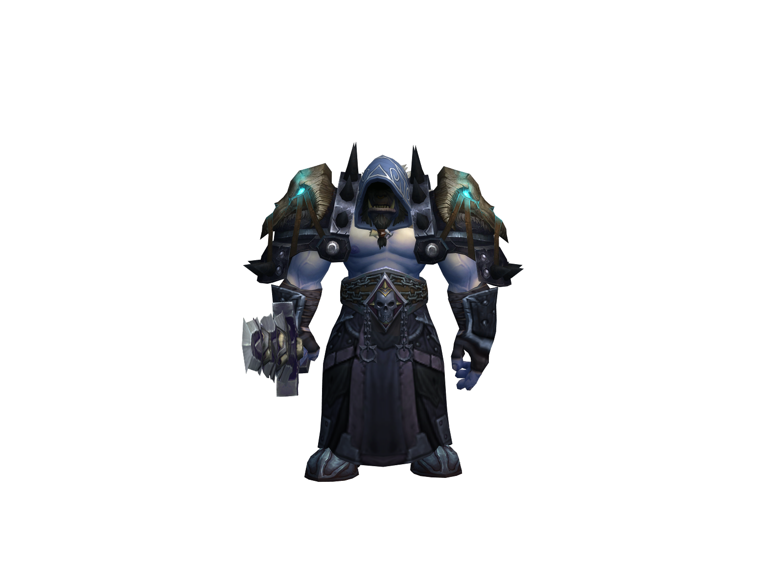 Muertë 3D character render