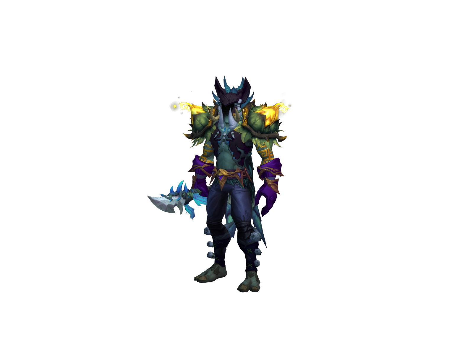 Wushuk 3D character render