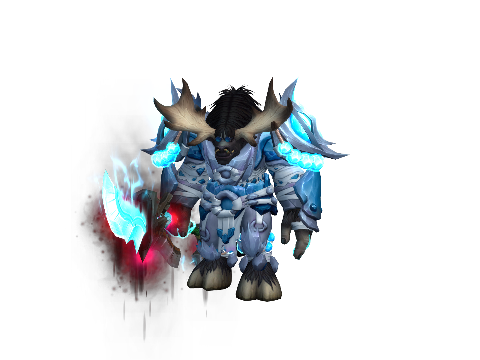 Aurafarmer 3D character render