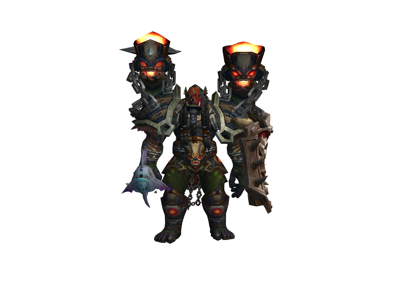 Cowtails 3D character render
