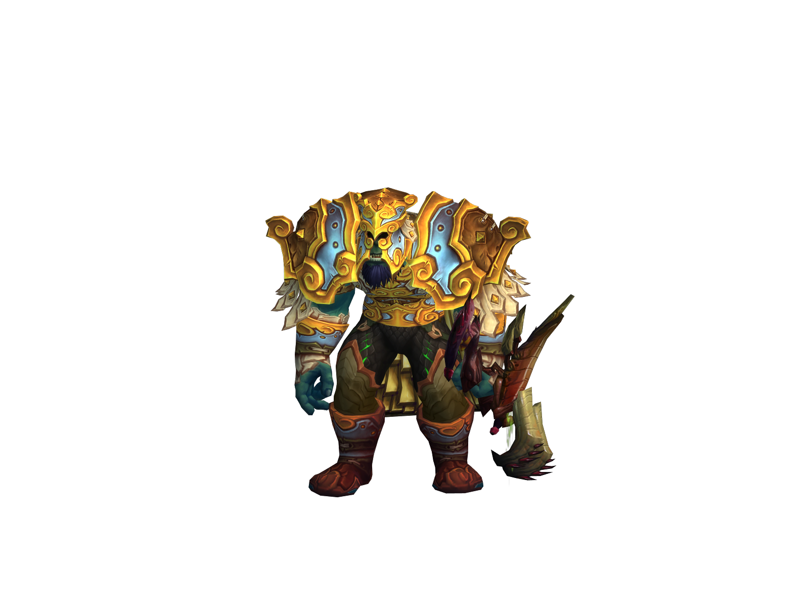 Blowedazchit 3D character render