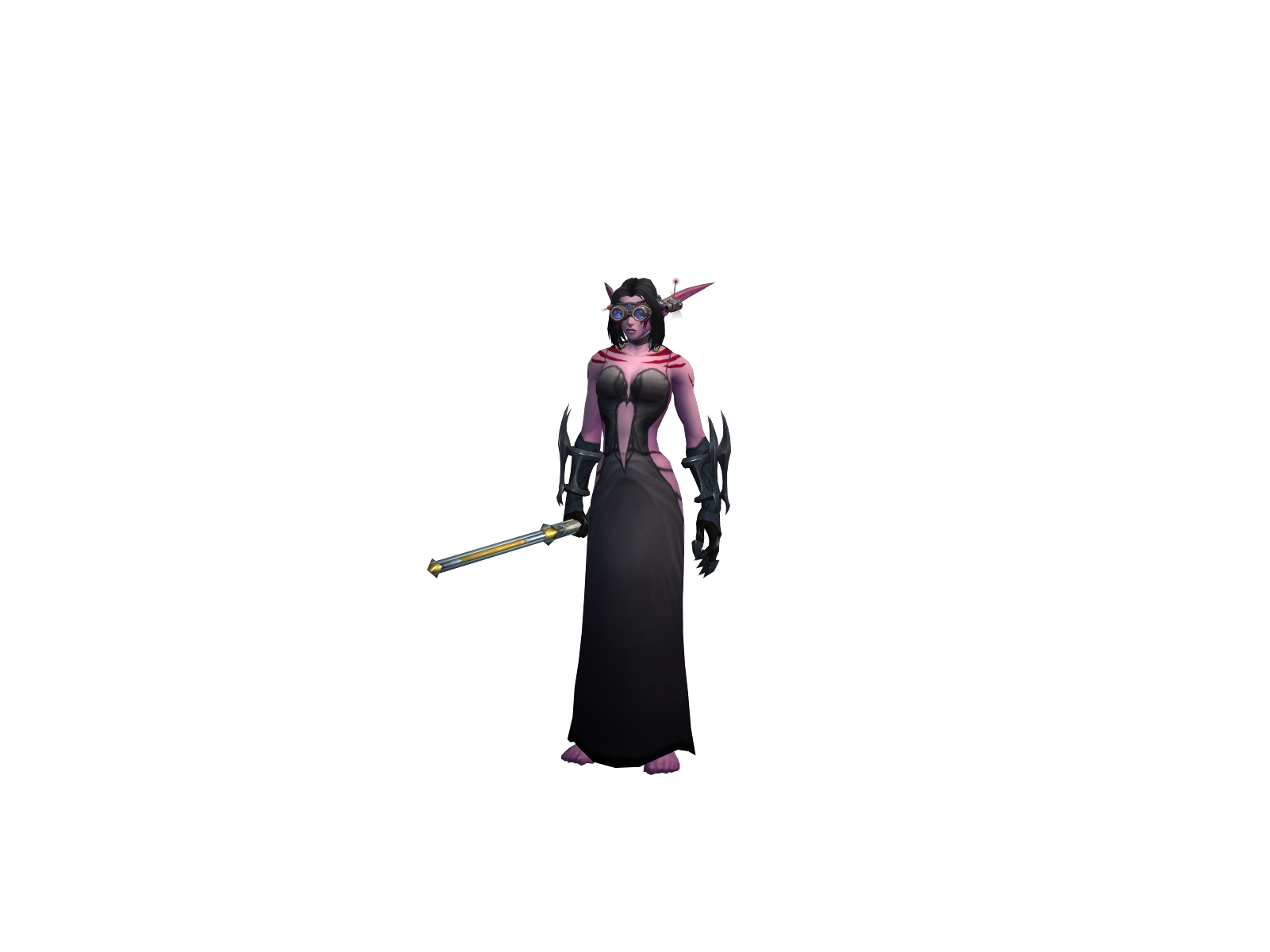 Gothcandy 3D character render