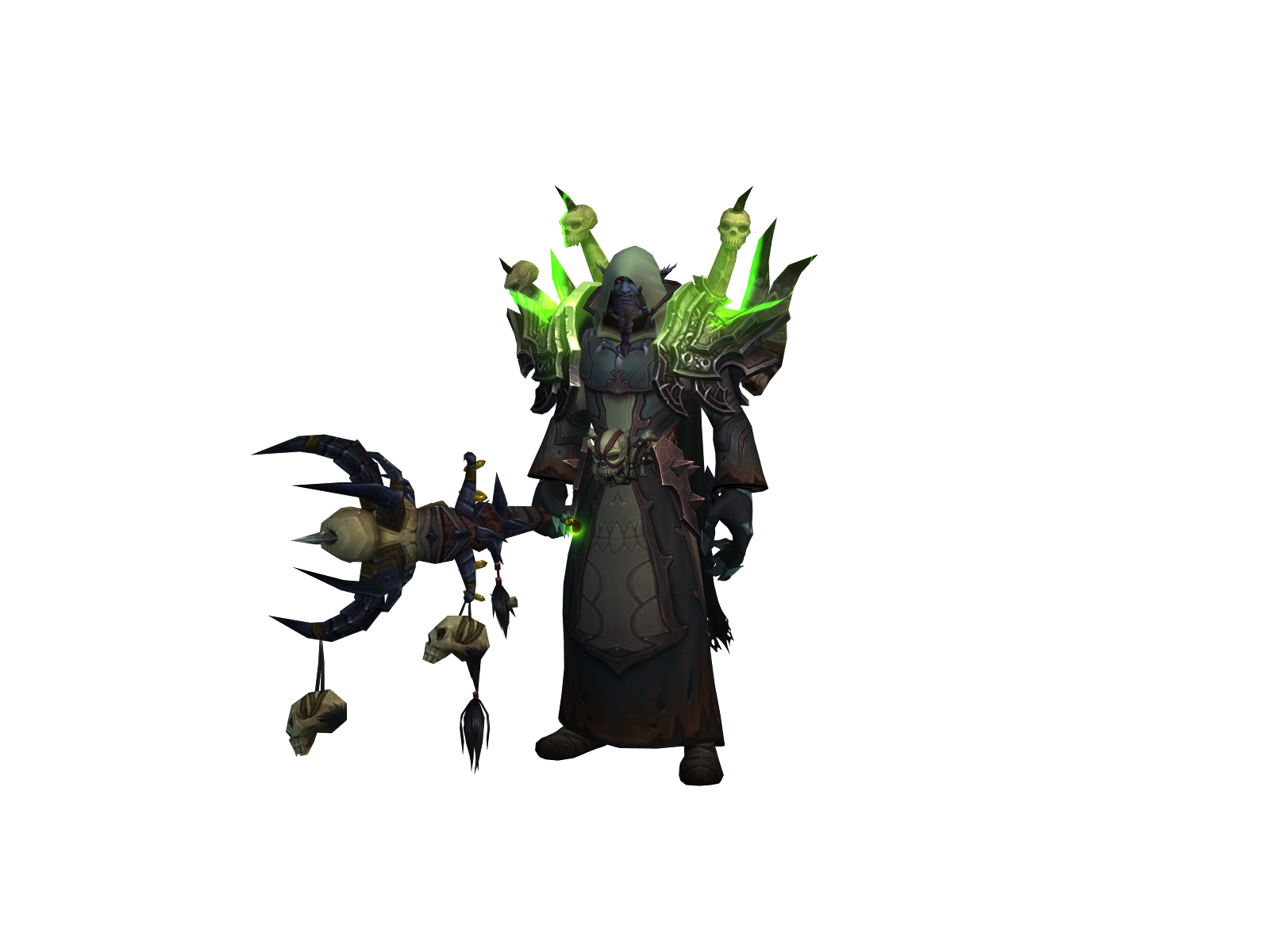 Wraitheon 3D character render