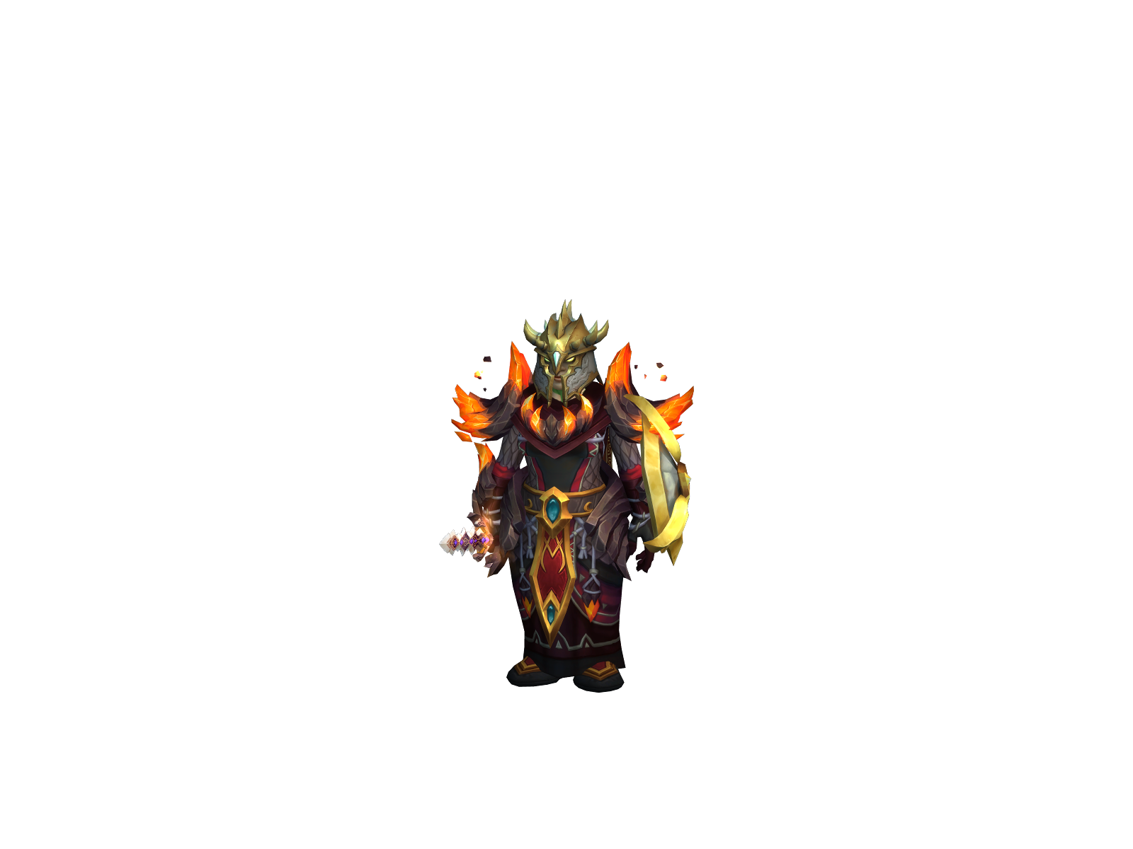 Multiclass 3D character render