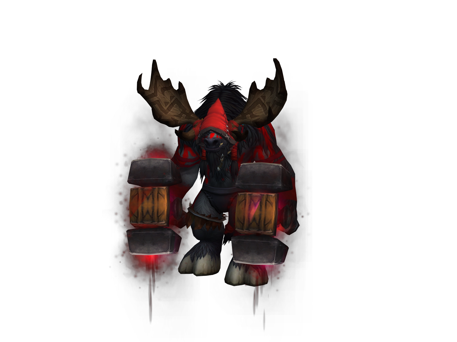 Crustyshaman 3D character render
