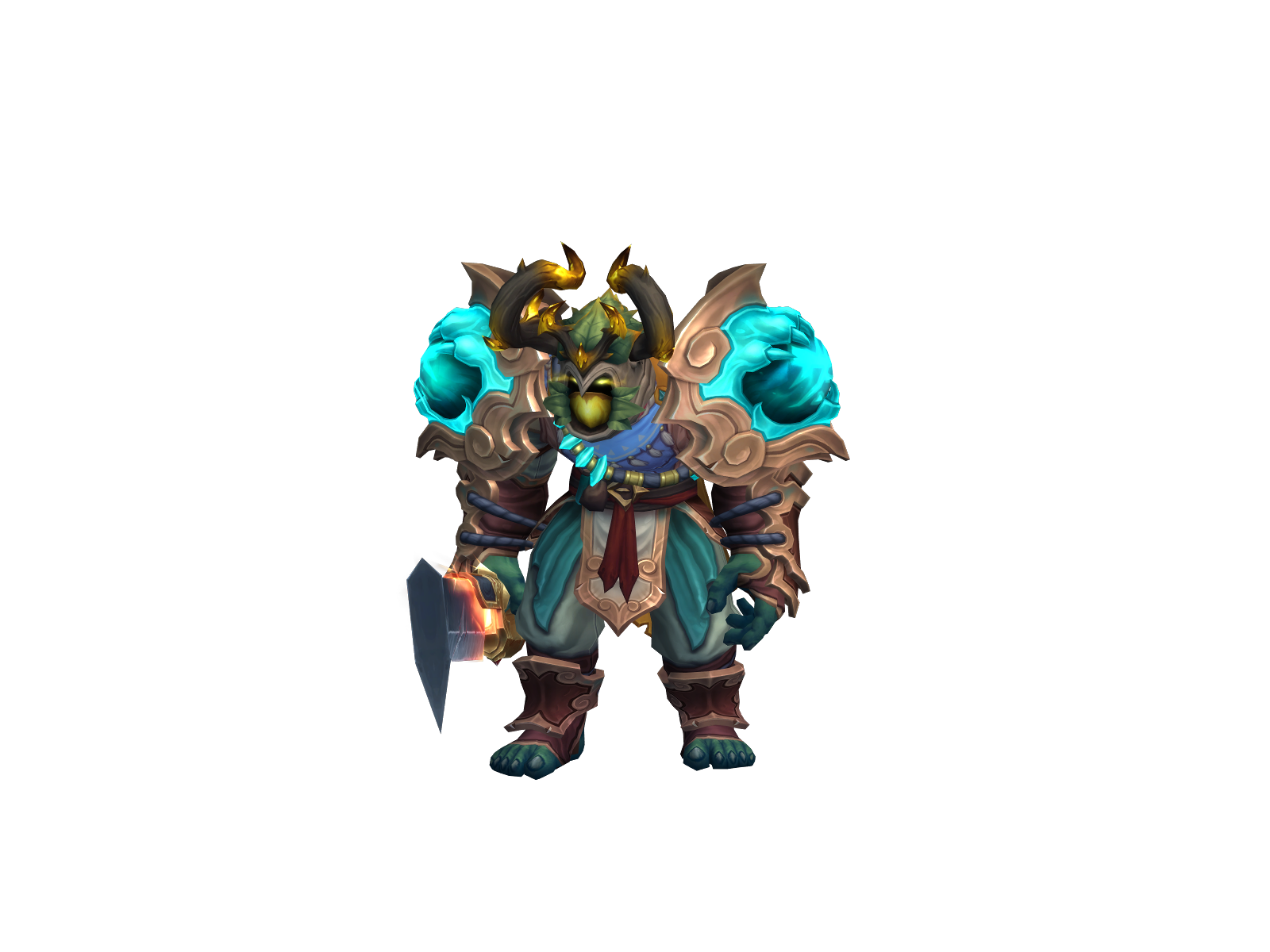 Fallenleaves 3D character render