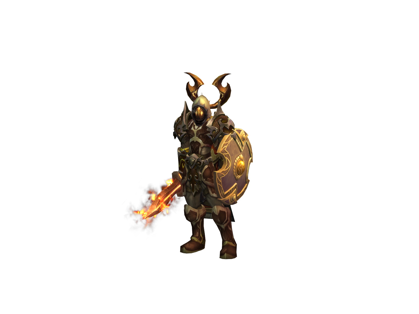 Antilochus 3D character render