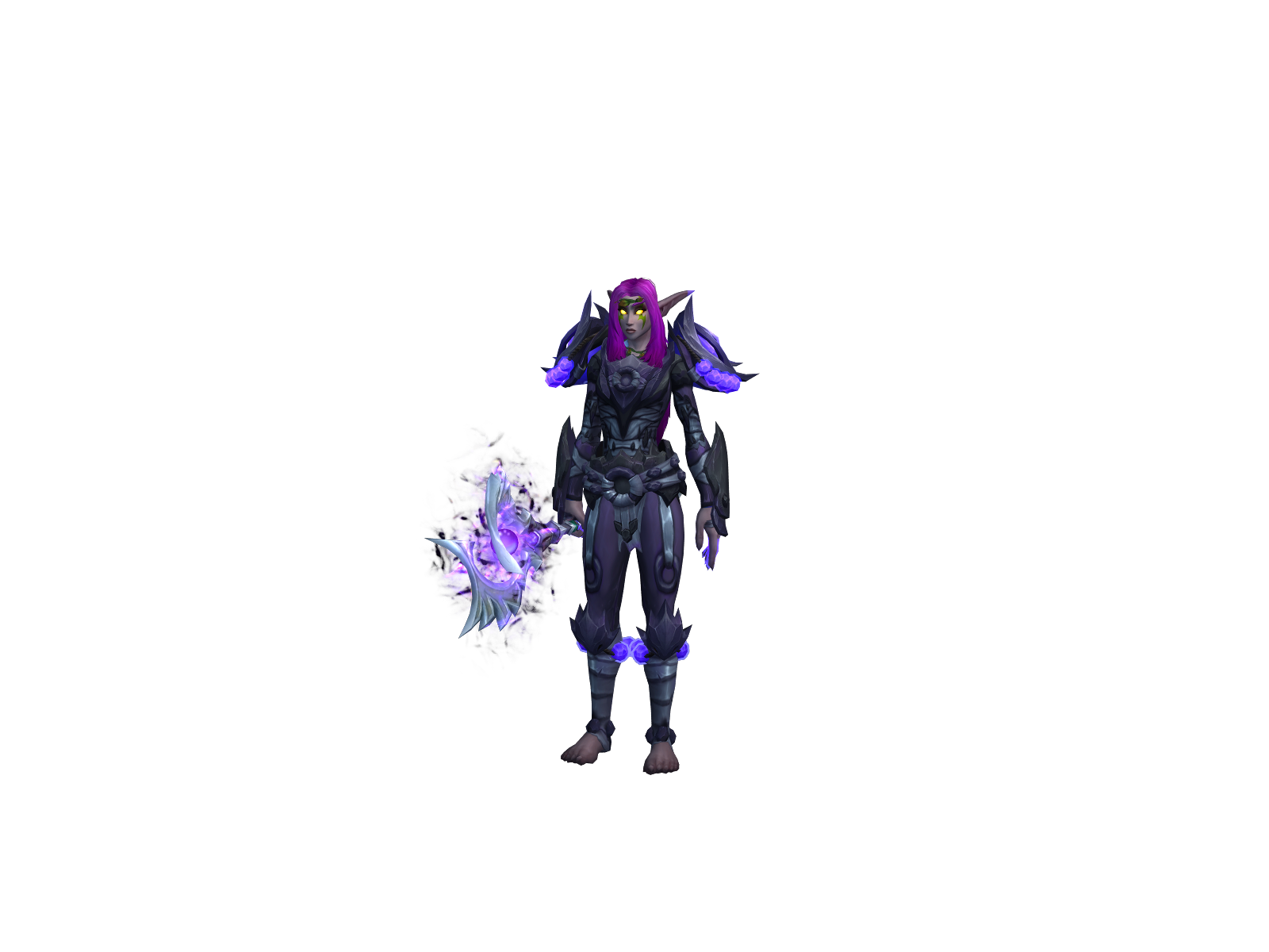 Saraphines 3D character render