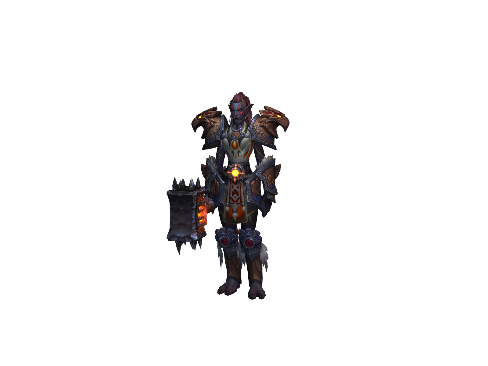 Cacerdre 3D character render