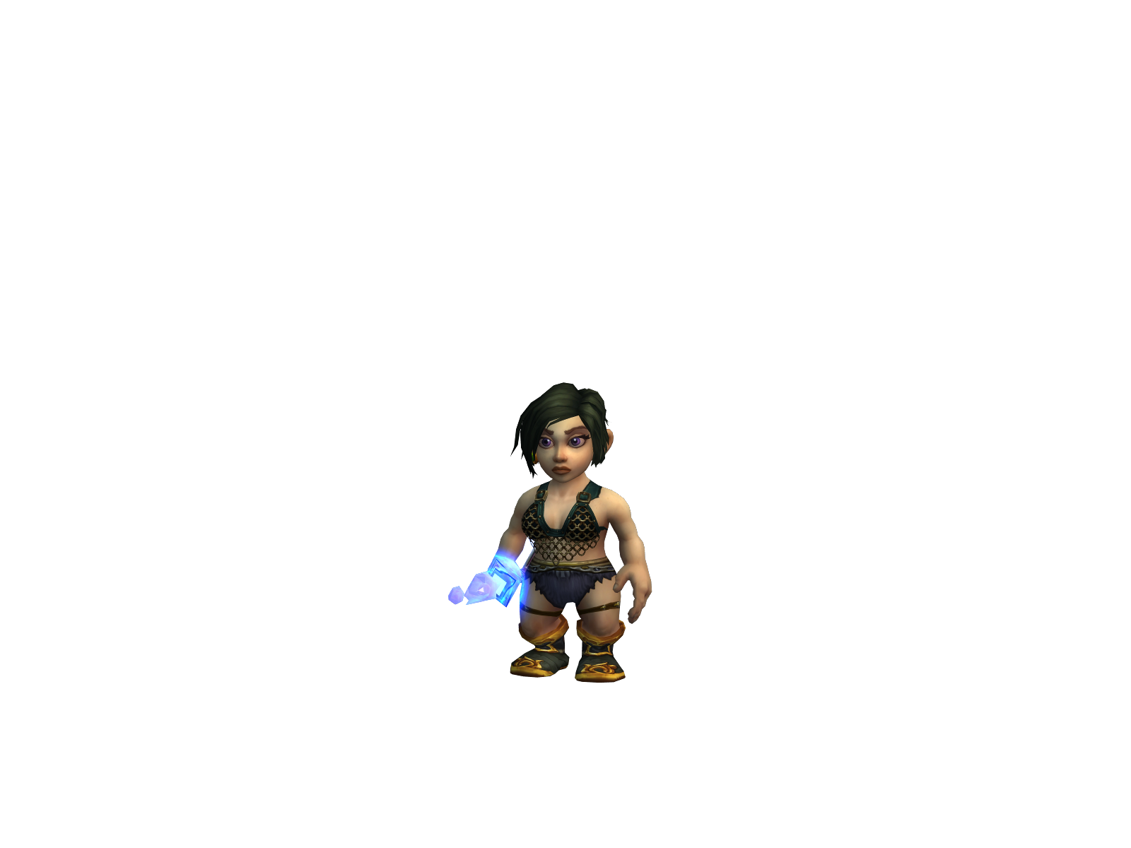 Coloredmoon 3D character render